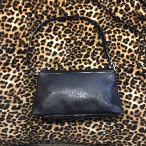 Ann Taylor Soft Black Leather Satchel - Picture 2 of 13